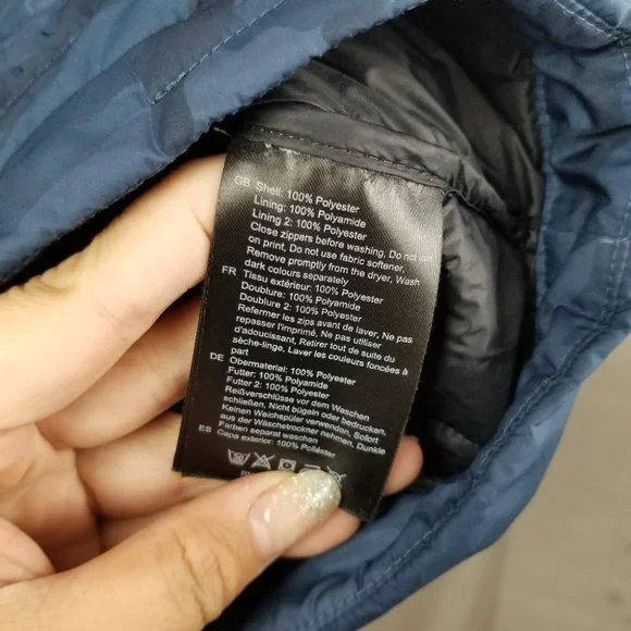 Helly Hansen Blue Camo Puffer Vest - Picture 7 of 7